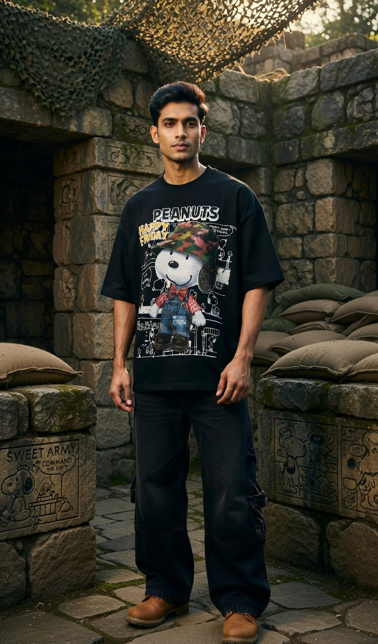 Cool Pup Street Oversized Tee — Combed Cotton Fit — view 5