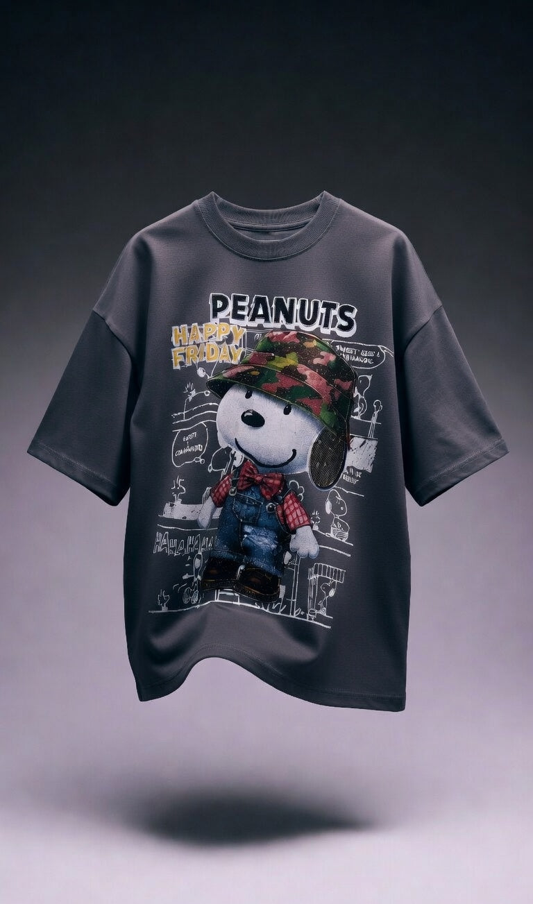Cool Pup Street Oversized Tee — Combed Cotton Fit — view 3
