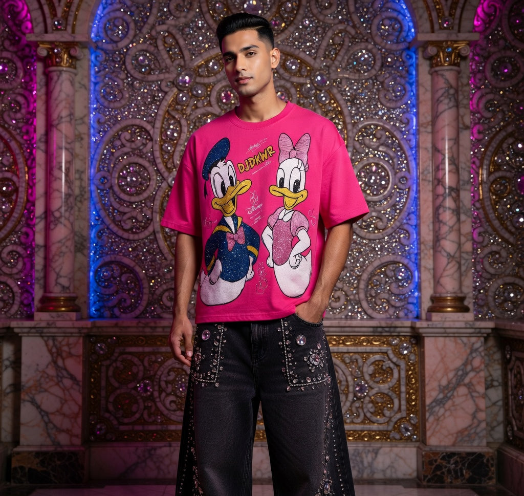 Weekend Energy Oversized Fit Tee — Heavyweight Cotton Drop-Shoulder — view 4