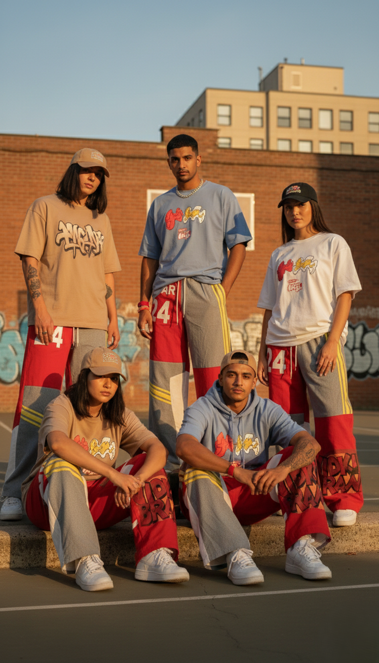 Street Icon Patch Lower — Multicolor Premium Streetwear Fit — view 5