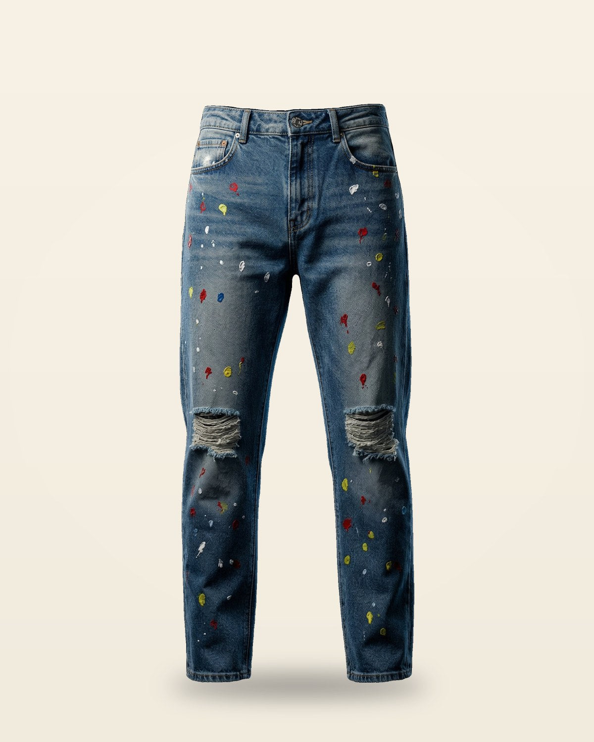 Heritage Glow Jeans — Dark Blue Denim