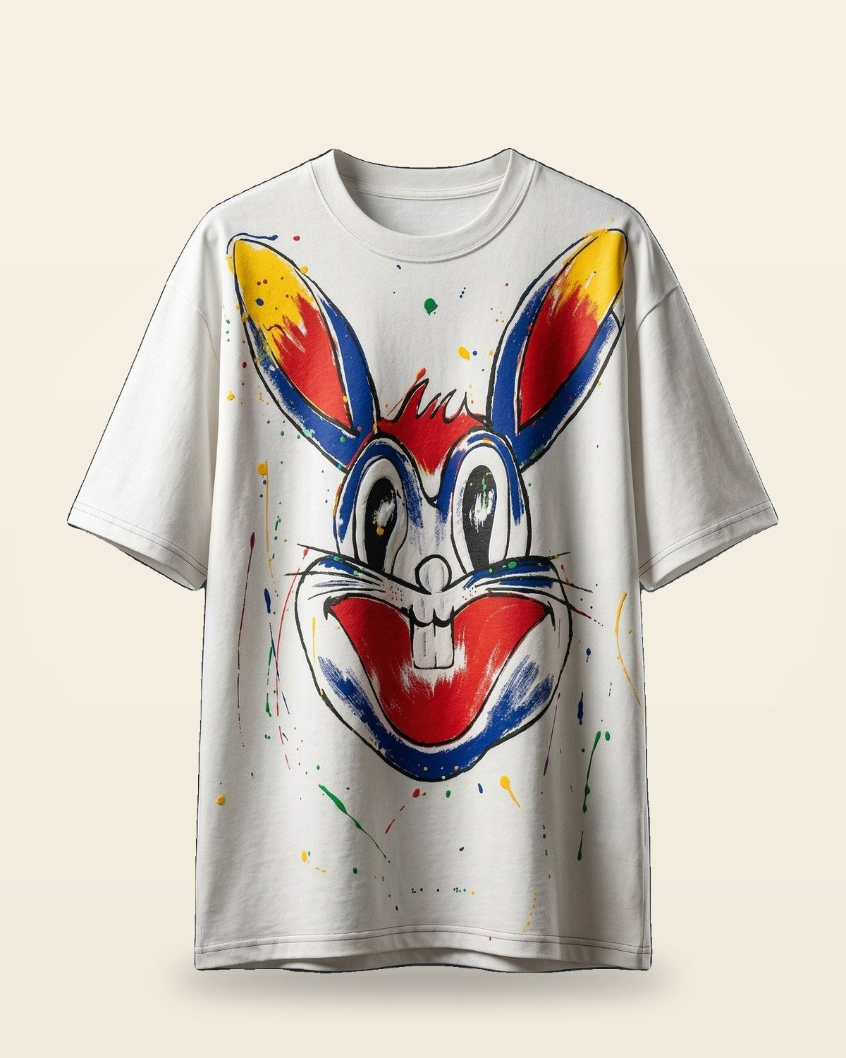Hyper Rabbit Oversized Tee — Premium Cotton Fit