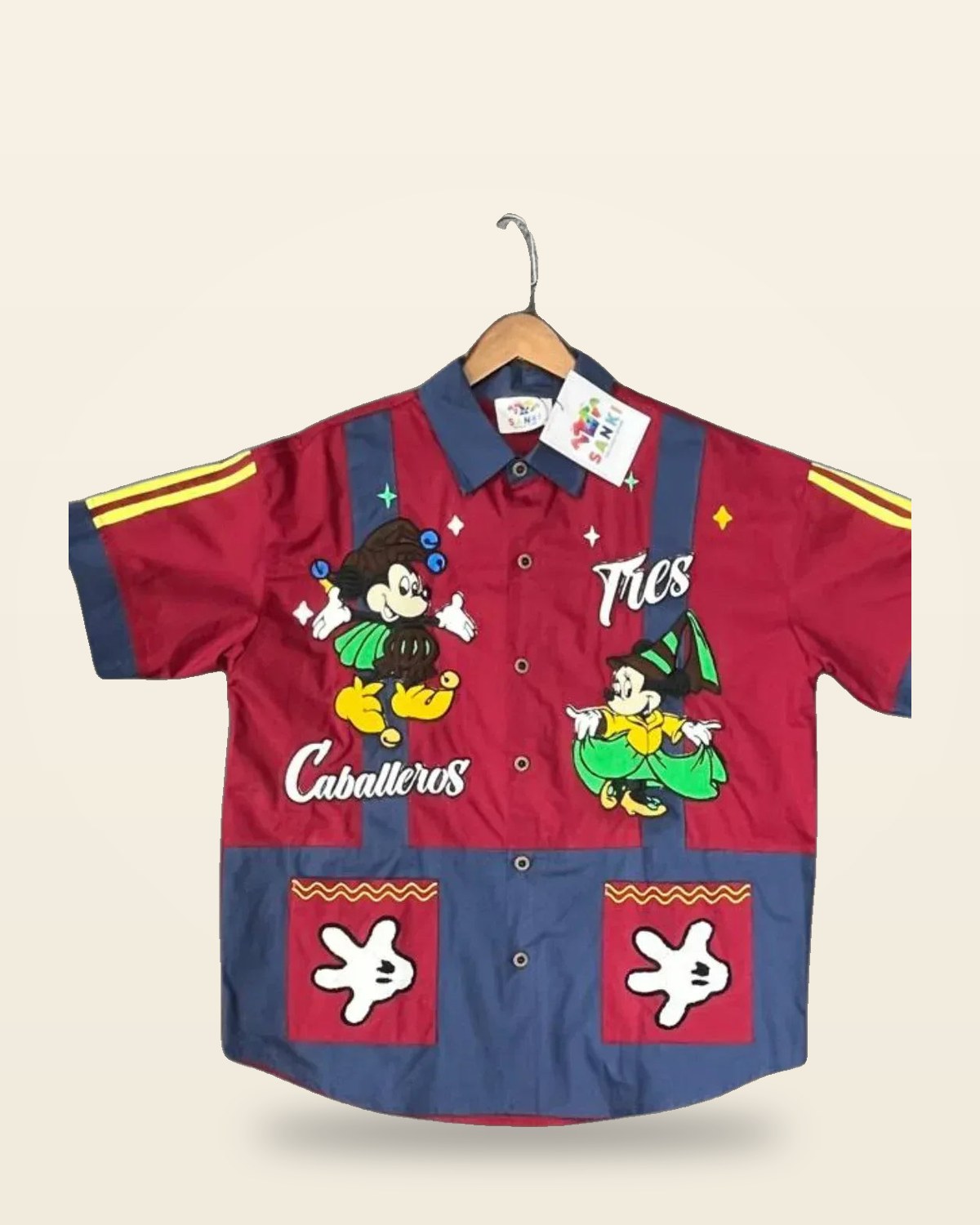 Illustrated Camp Collar Shirt — Printed Half Sleeve Fit