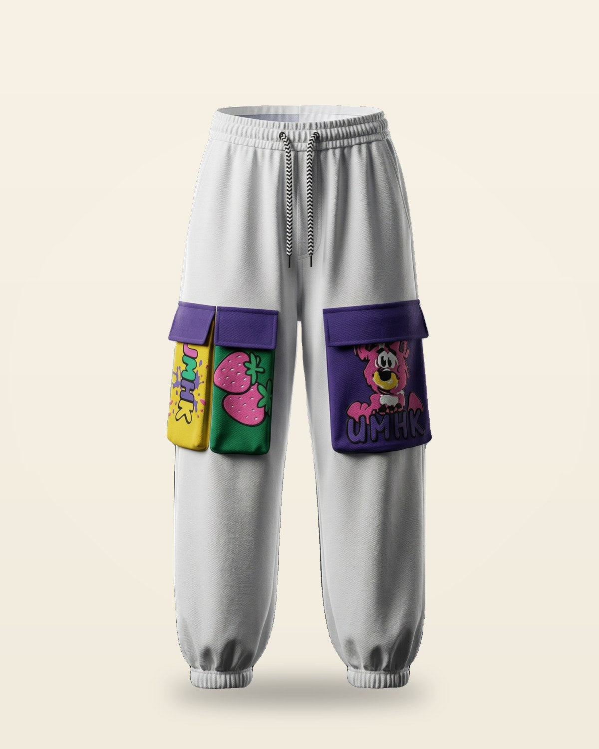 Innocent Bear Lower — Elasticated Waistband, Tapered Fit