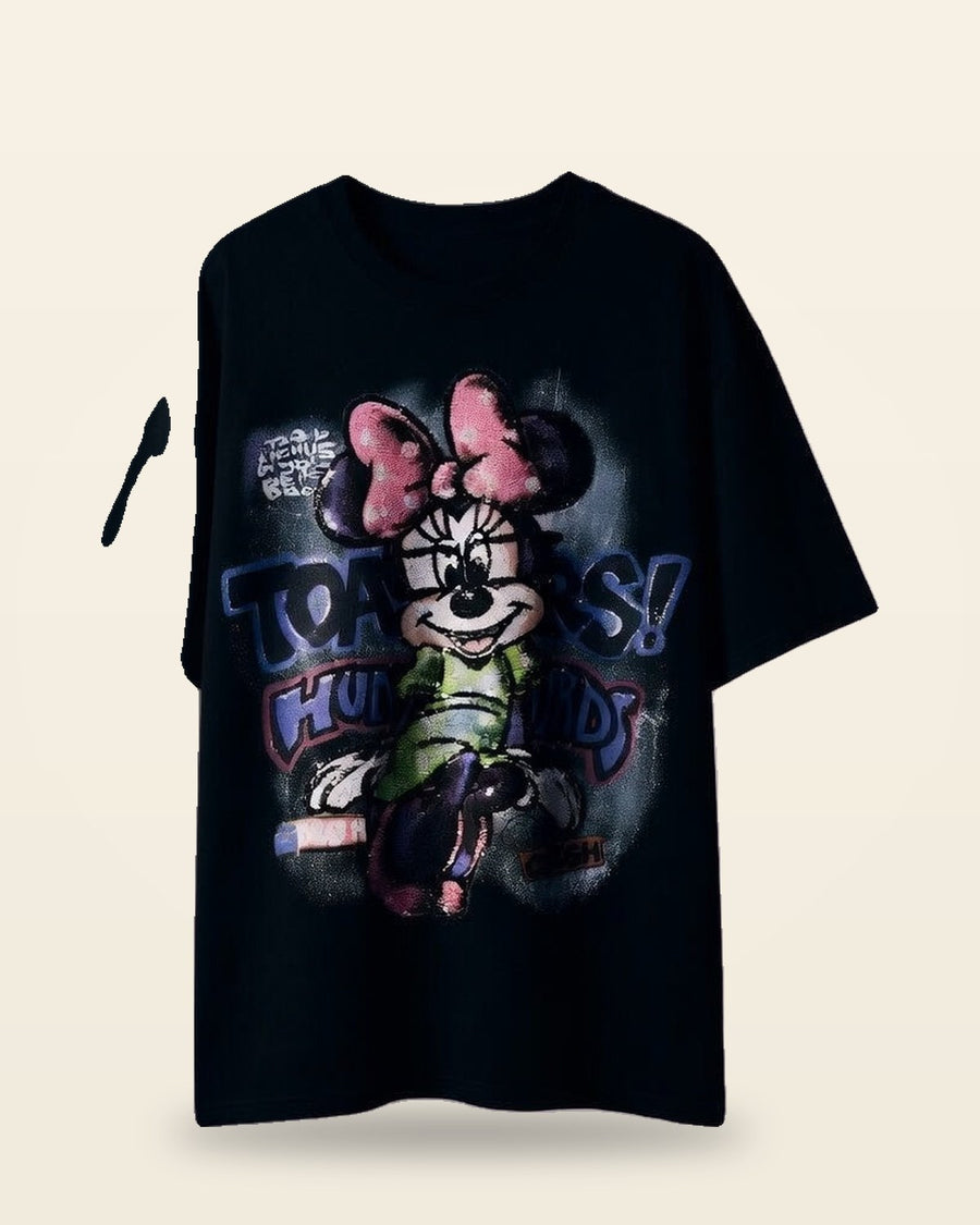 Lost in Vibes Drop-Shoulder Oversized Tee