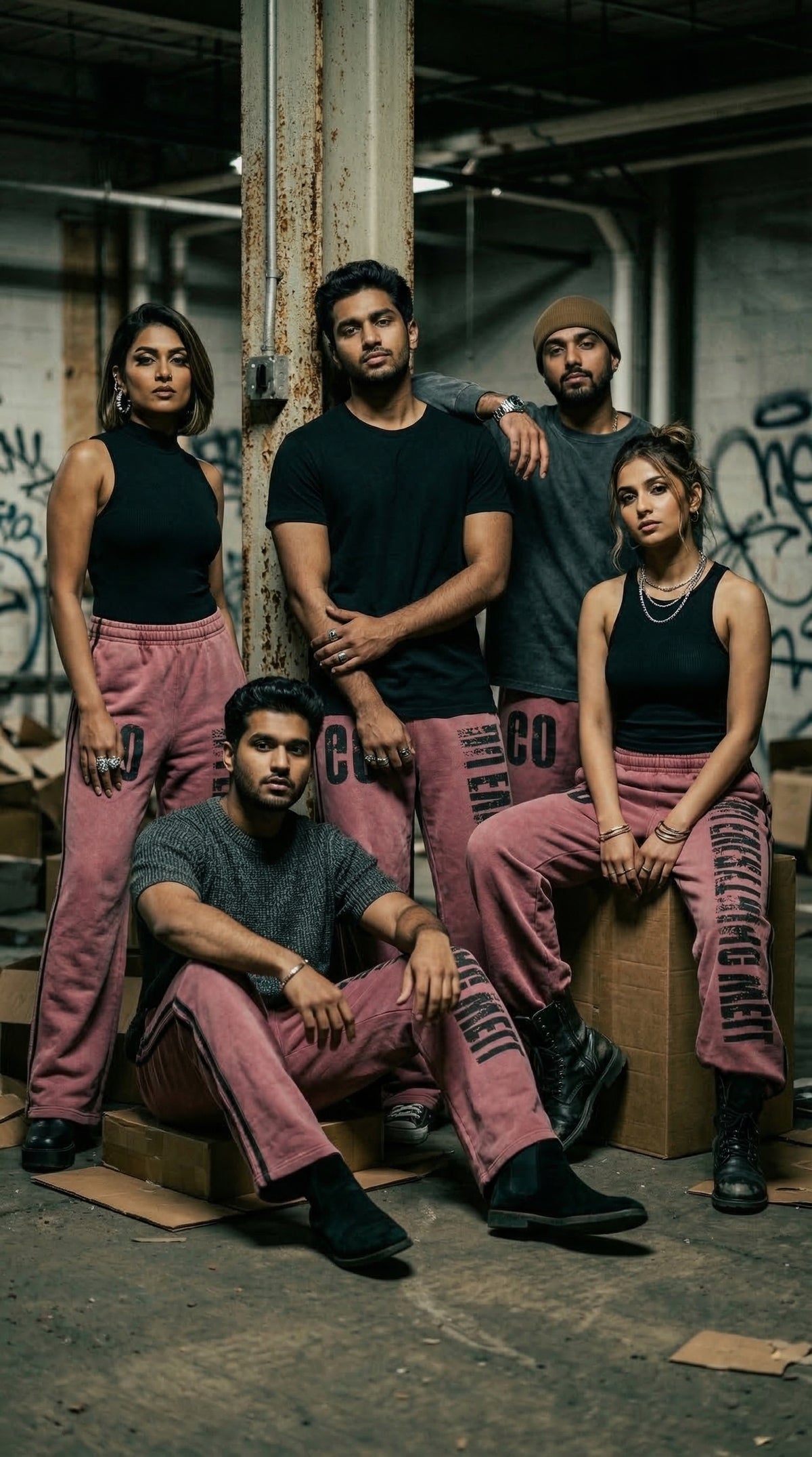 Game Level Up Joggers — Soft Pink Tapered Fit — view 4