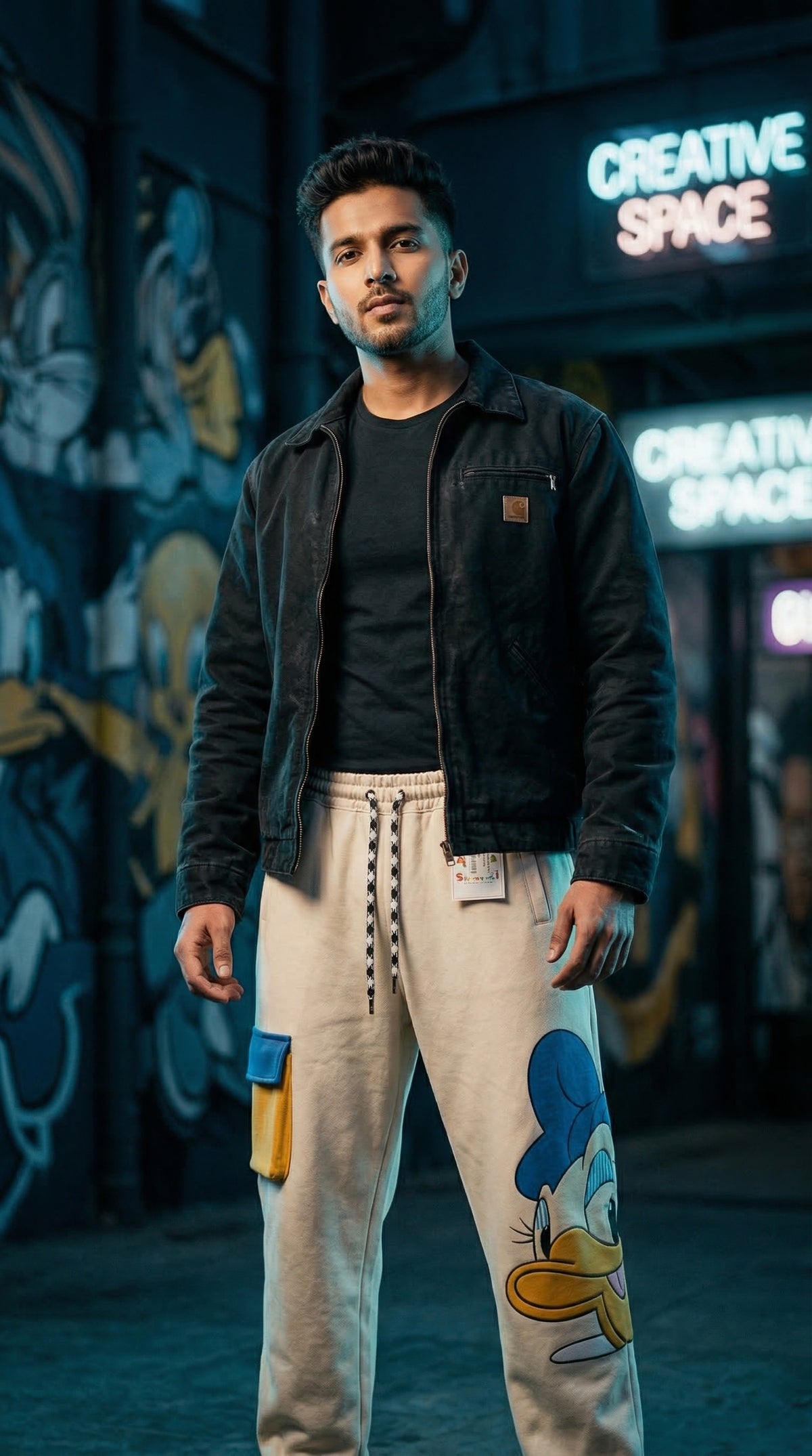 No Thoughts Tapered Lower — Elasticated Waist Fit — view 3