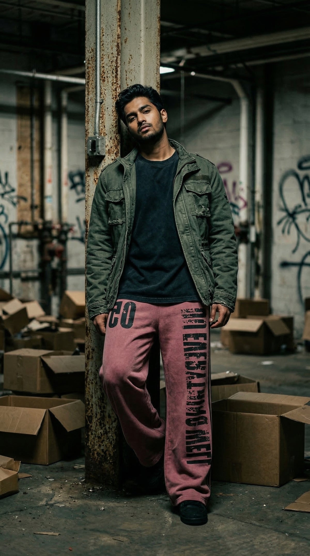 Game Level Up Joggers — Soft Pink Tapered Fit — view 3