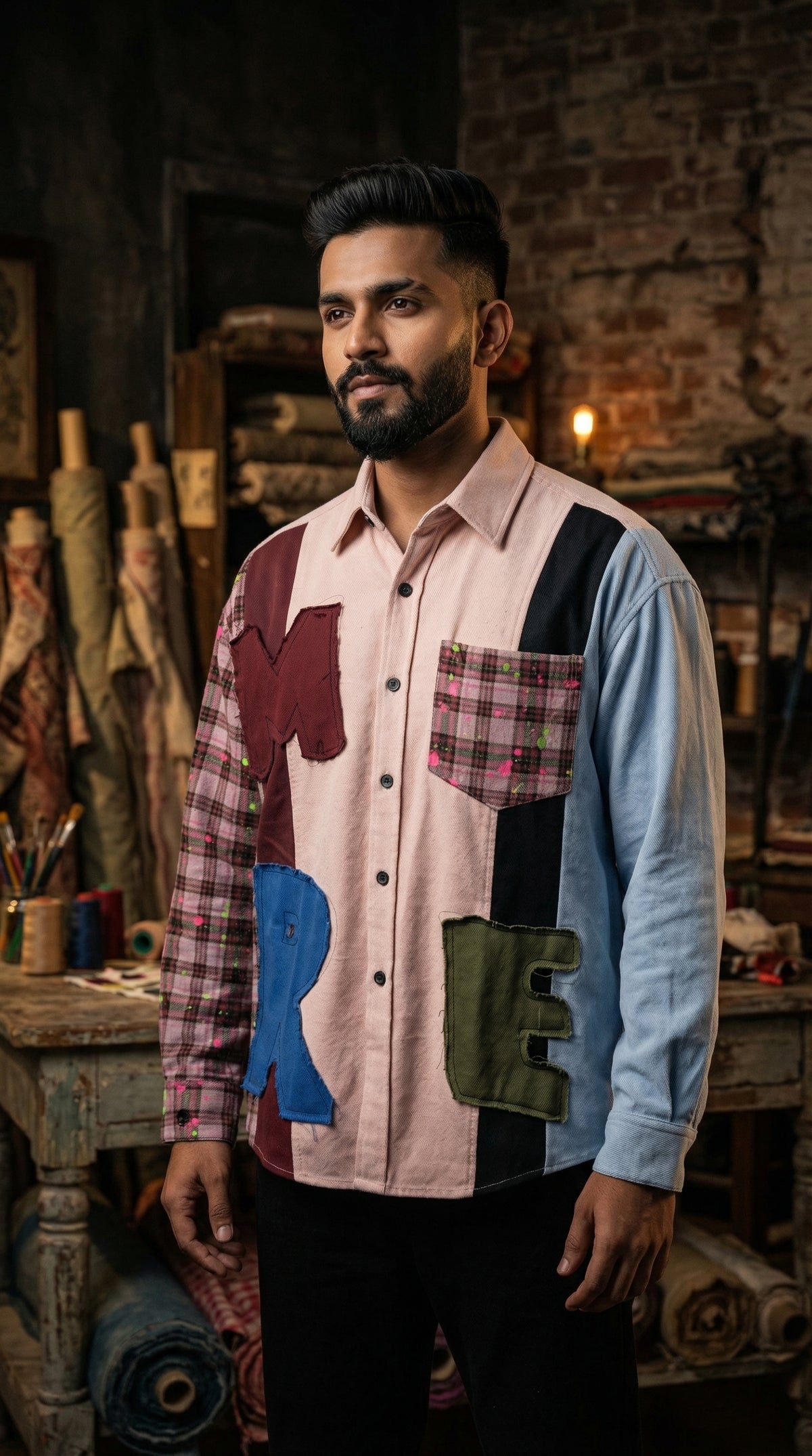 Mr. More Oversized Shirt — Universal Fit Casual Shirt — view 8