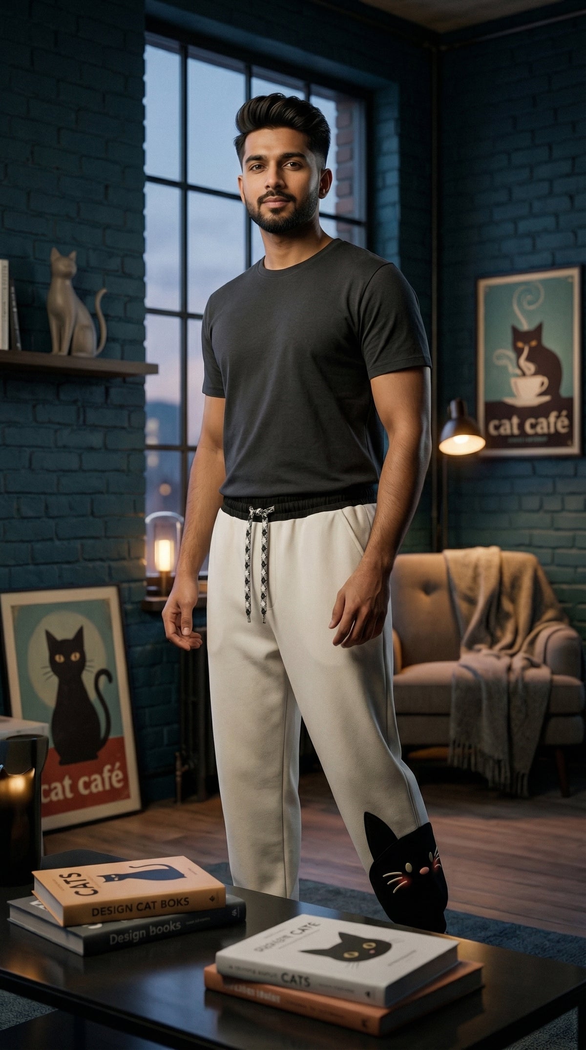 Meow Lower — Soft Elasticated Fit — view 2