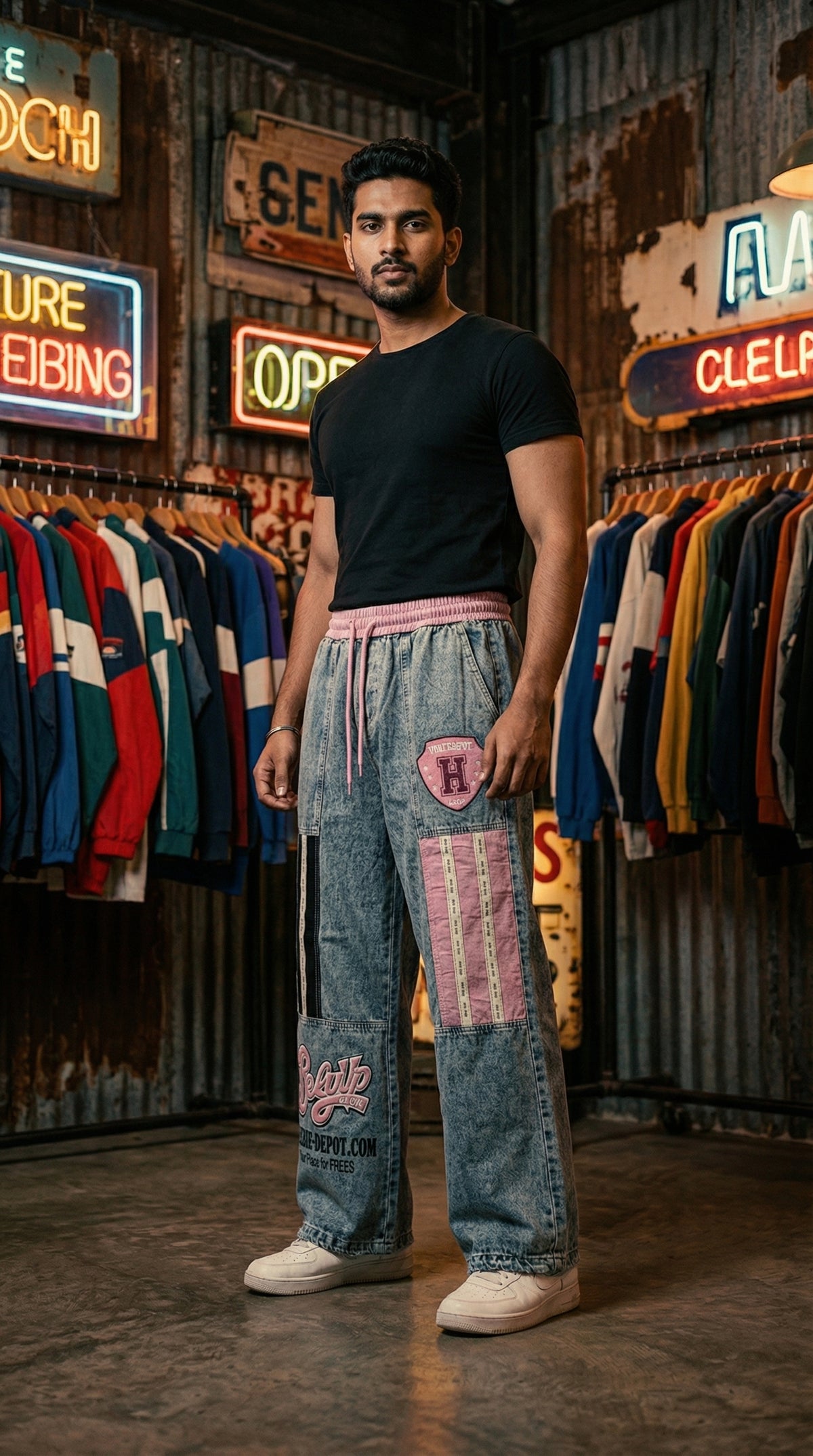 Denim Depot Lower — Tapered Fit Elasticated Jogger — view 4