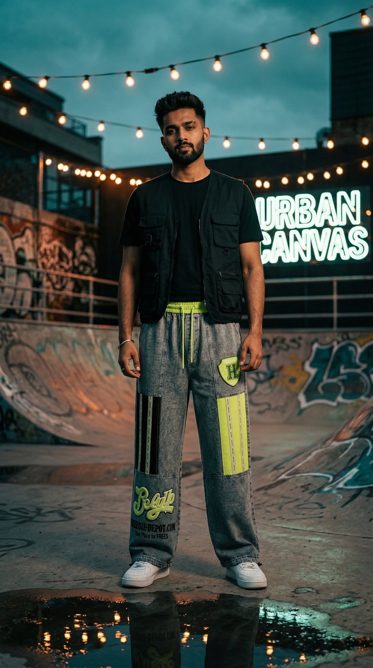 Denim Depot Lower — Tapered Fit Elasticated Jogger — view 6