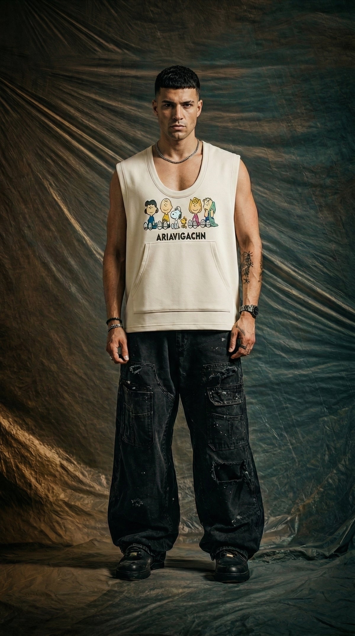 Rebellious Sando — Breathable Cotton Tank — view 3