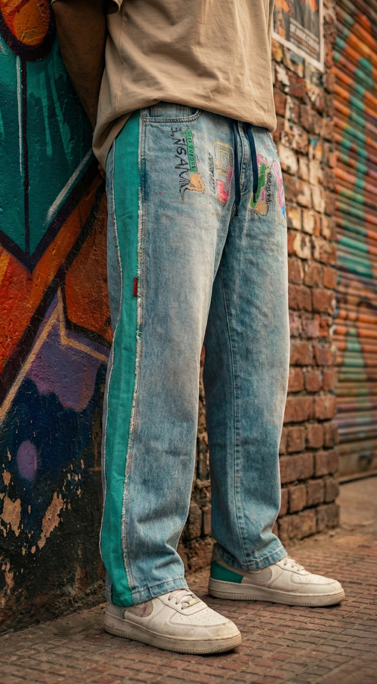 Retro Character Cut Jeans — Premium Denim Fit — view 5