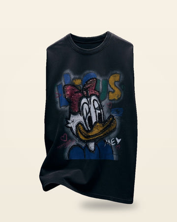 Modern Graphic Oversized Tee — Drop-Shoulder Fit