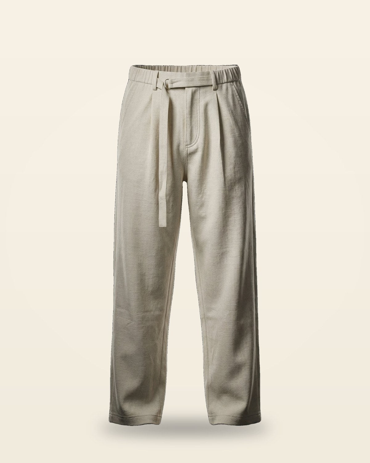 Monochrome Relaxed Trouser — Premium Cotton Twill