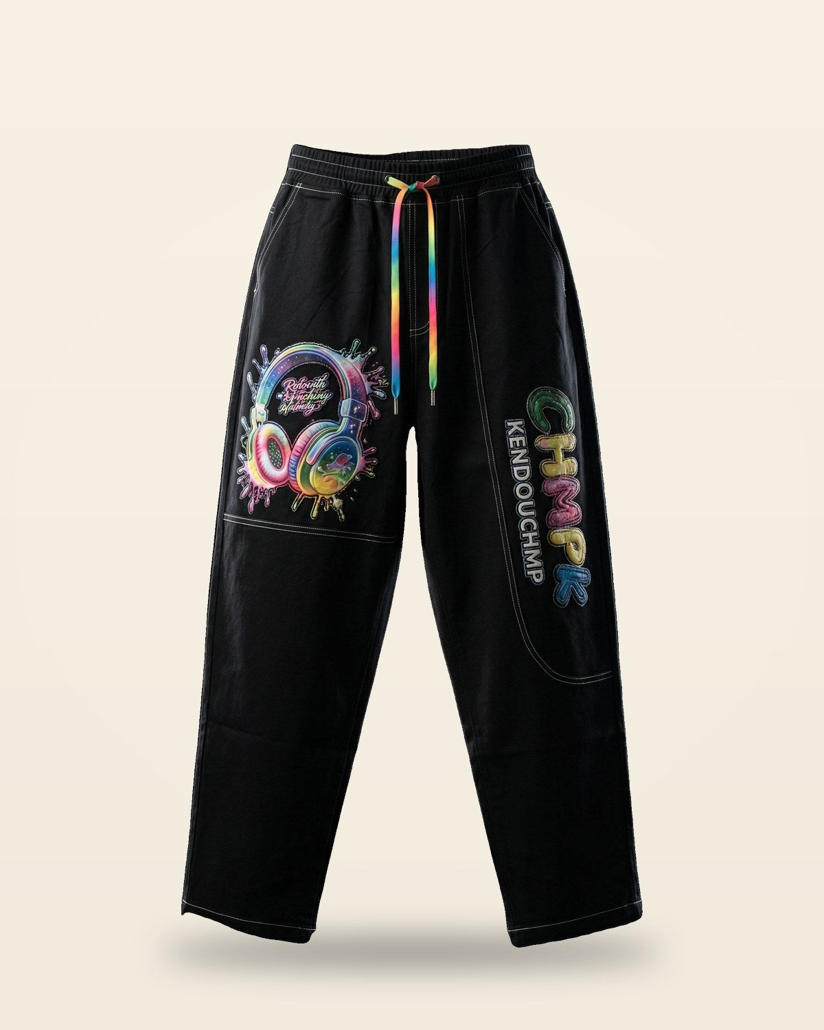 Music Lower — Black Premium Denim Jeans