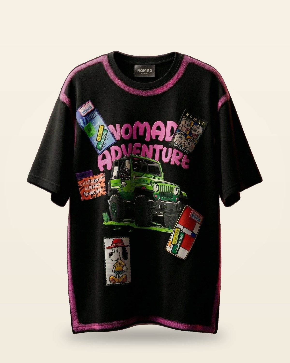 Nomad Oversized Tee — Drop-Shoulder Combed Cotton Fit