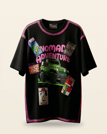 Nomad Oversized Tee — Drop-Shoulder Combed Cotton Fit