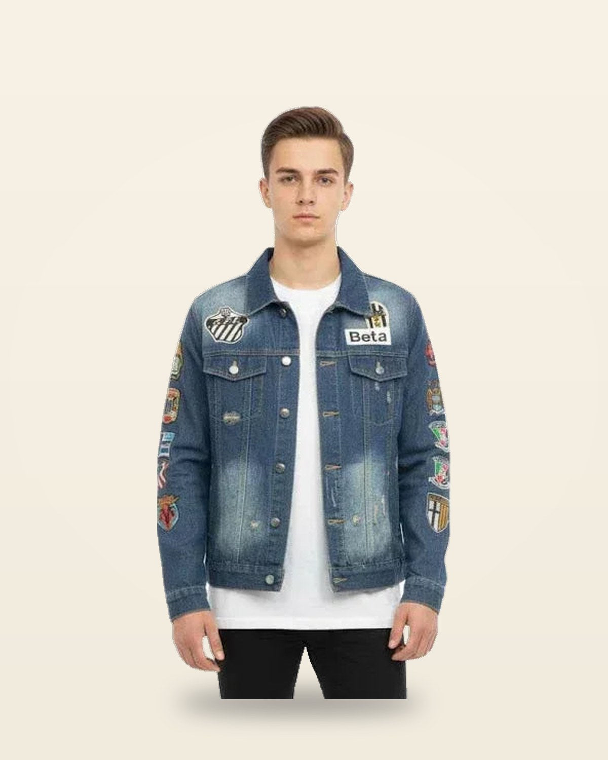 Blue Shacket — Structured Mid-Weight Fit