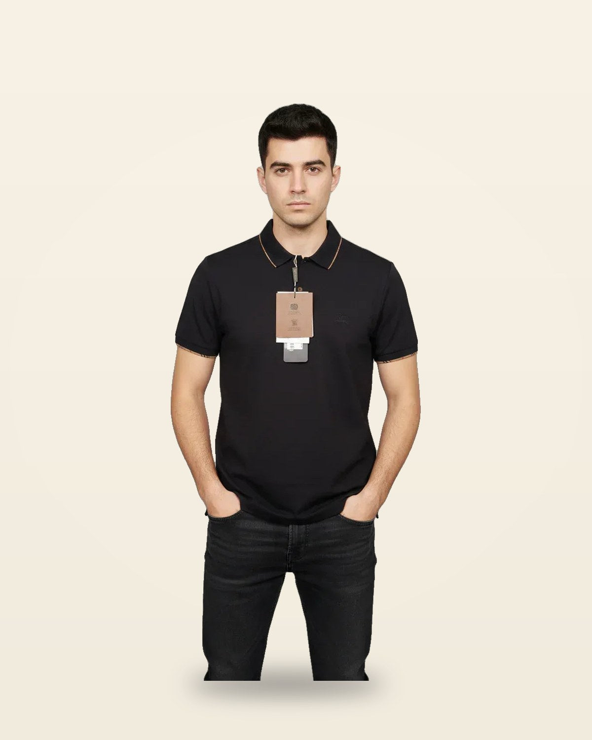 Oversized Casual Shirt — Dual-Tone Full Sleeve Fit