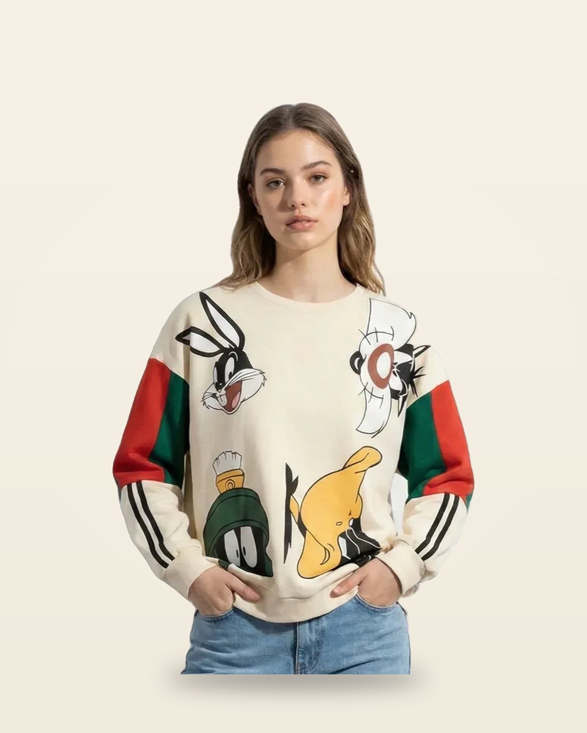 Oversized Crewneck Sweatshirt — Heavyweight Cotton Fleece