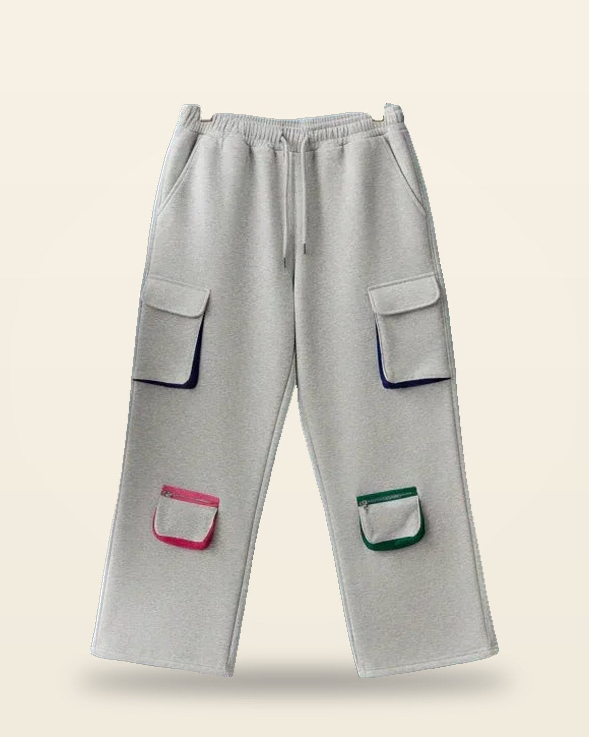 Pocket-Detail Casual Lowers — Relaxed Fit