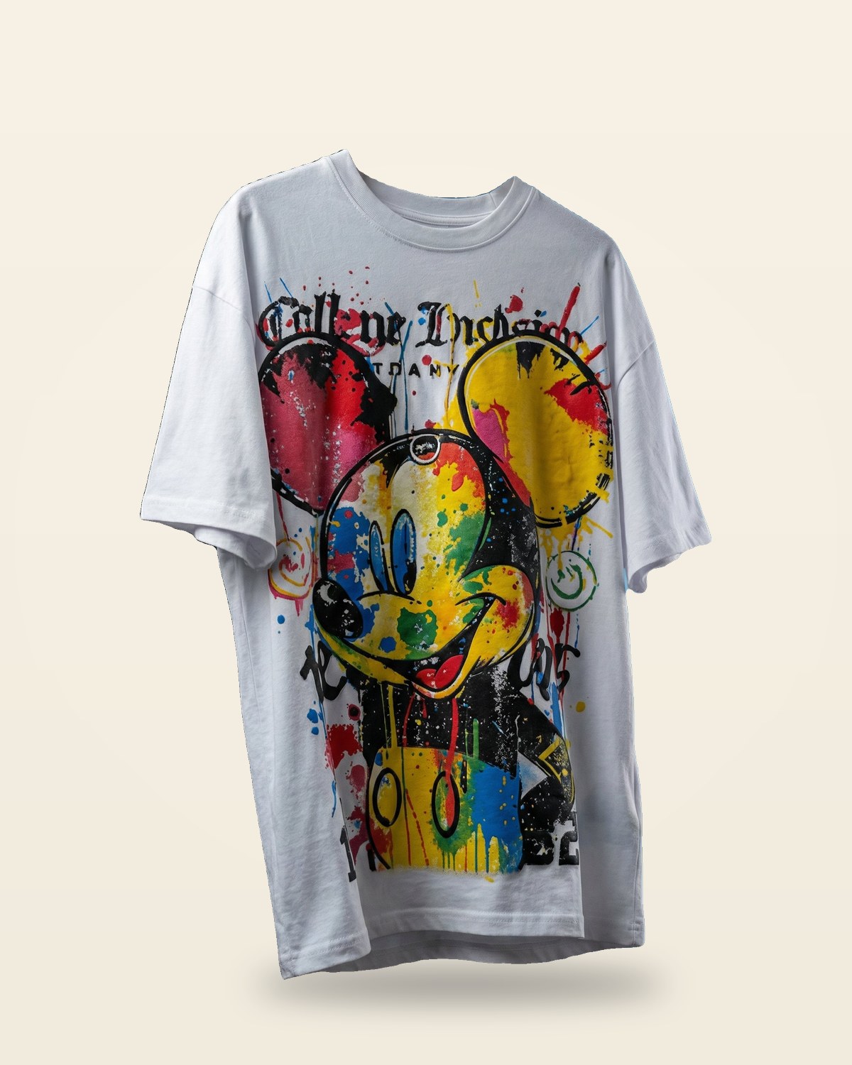 Pop Art Drip Oversized Tee — Premium Street Fit