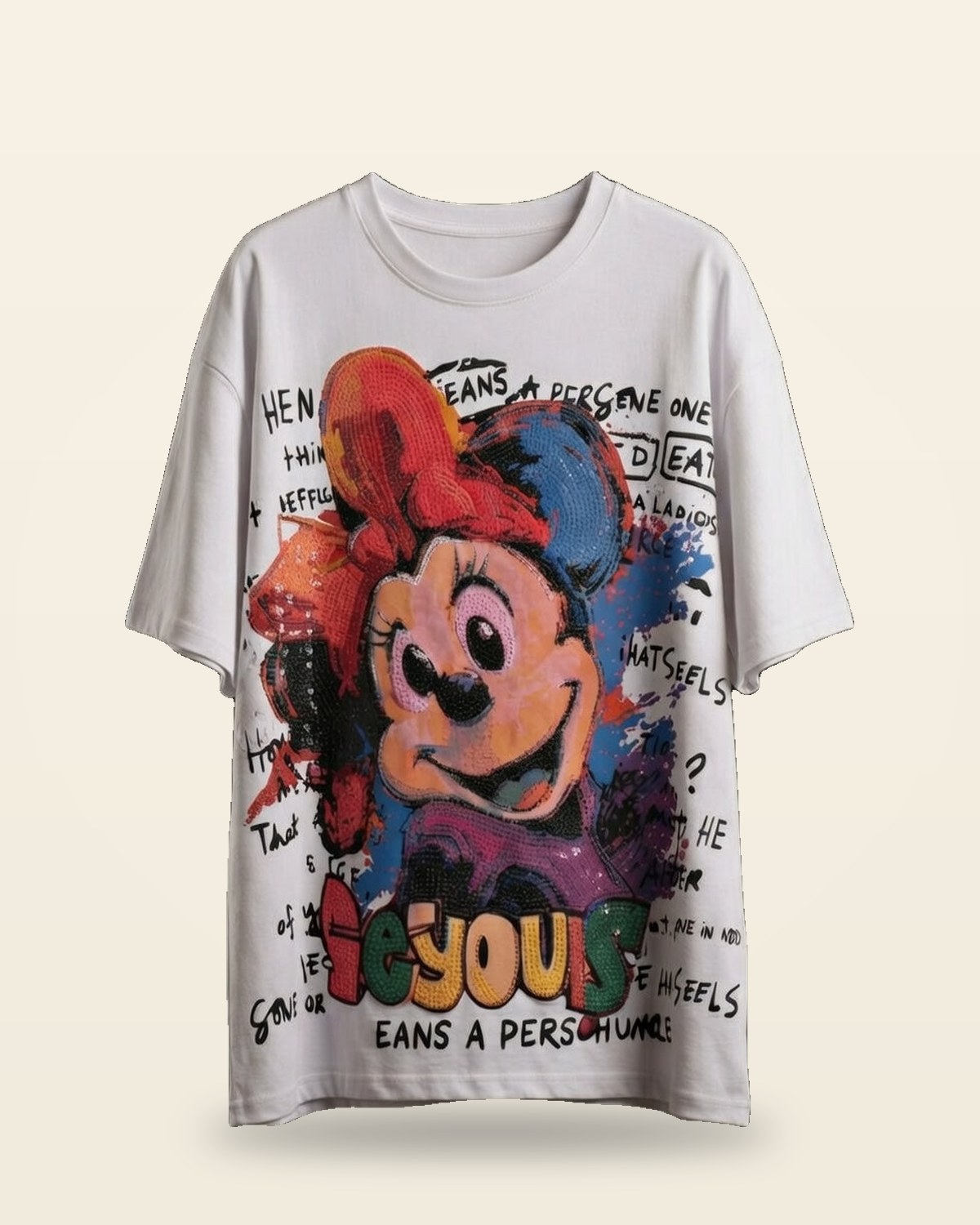 Pop Riot Graphic Tee — Oversized Fit, Premium Cotton