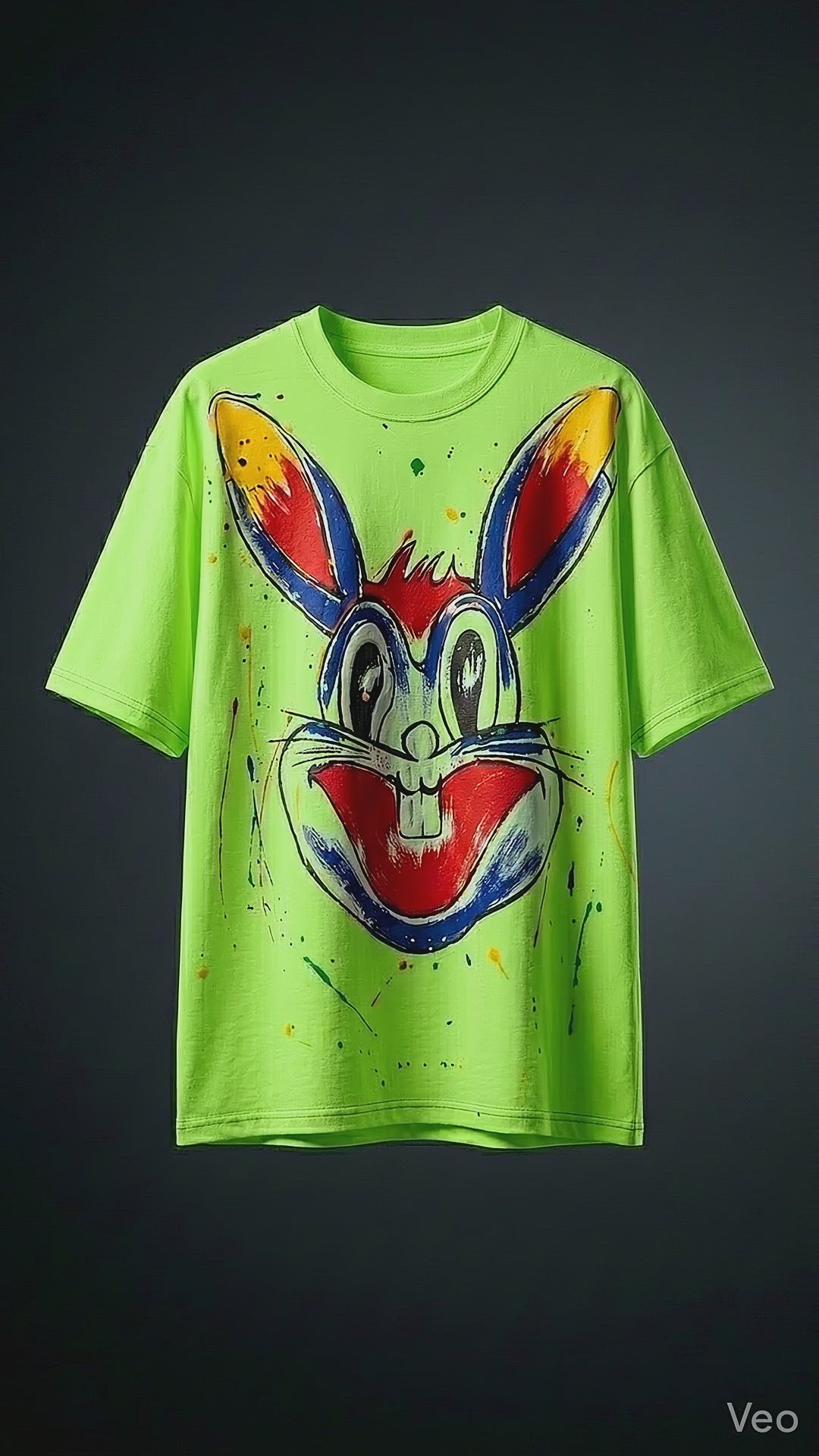 Hyper Rabbit Oversized Tee — Premium Cotton Fit