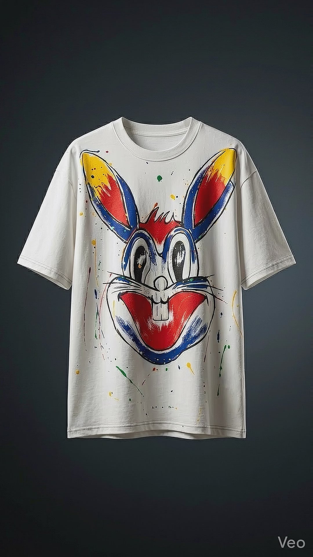Hyper Rabbit Oversized Tee — Premium Cotton Fit