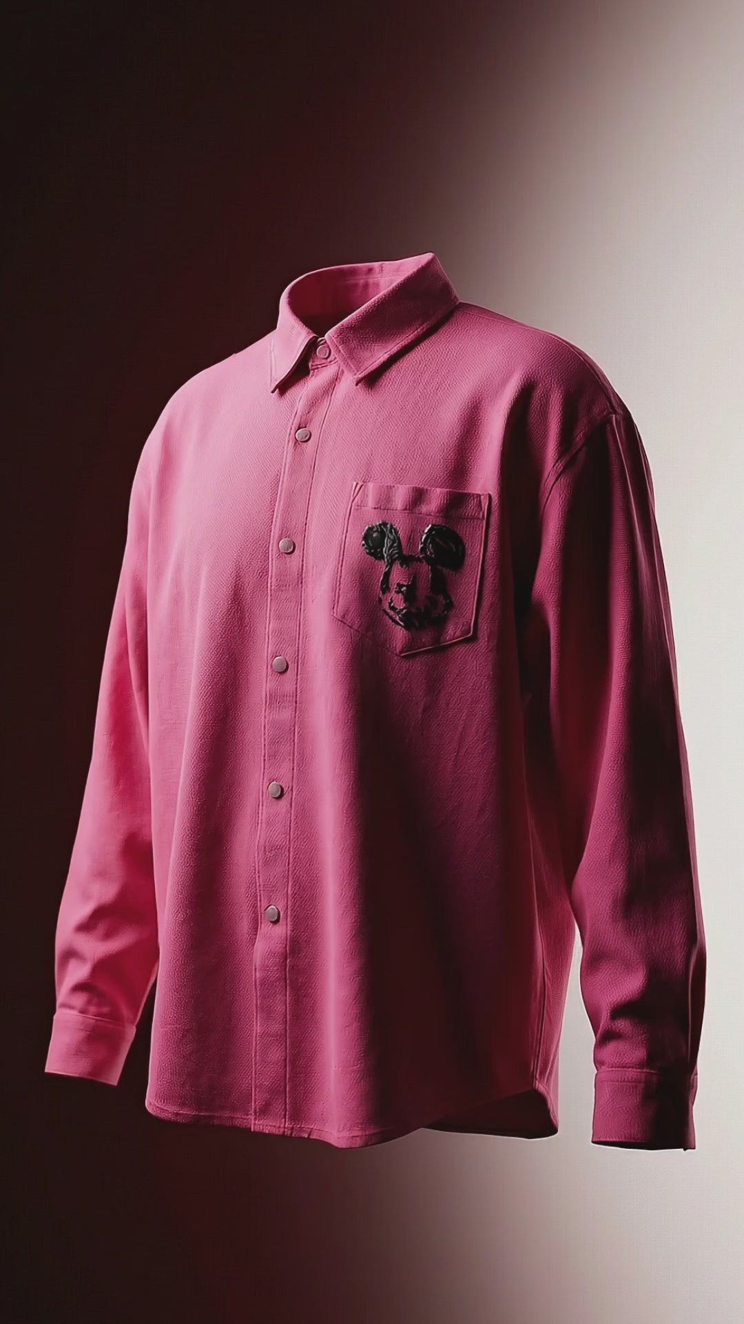 Retro Character Print Oversized Shirt — Premium Streetwear Fit