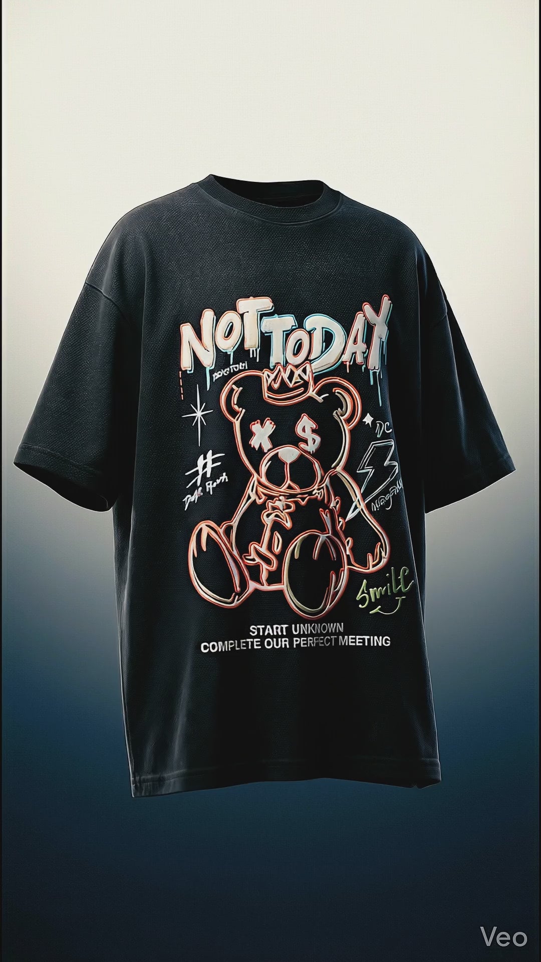 Not Today Graphic Tee — Minimal Print Fit