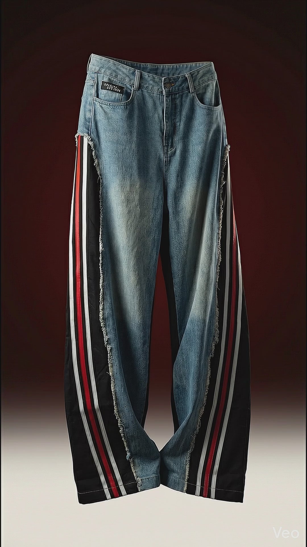 Heritage Denim Pop Jeans — Blue Slim Fit Streetwear