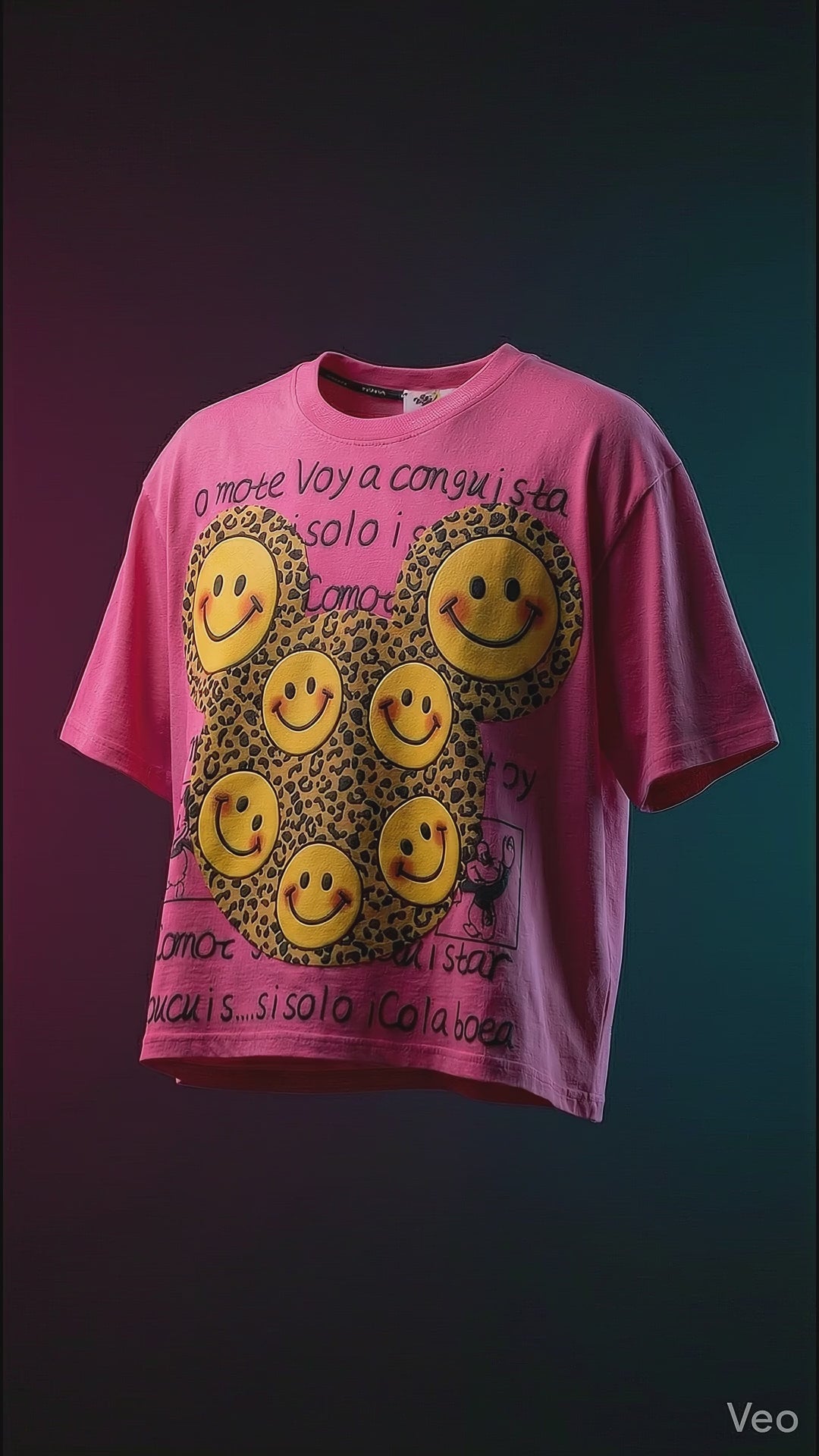 Aesthetic Smiley Print Tee — Premium Cotton Fit