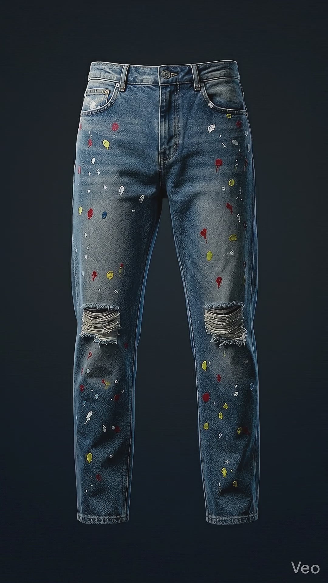 Heritage Glow Jeans — Dark Blue Denim