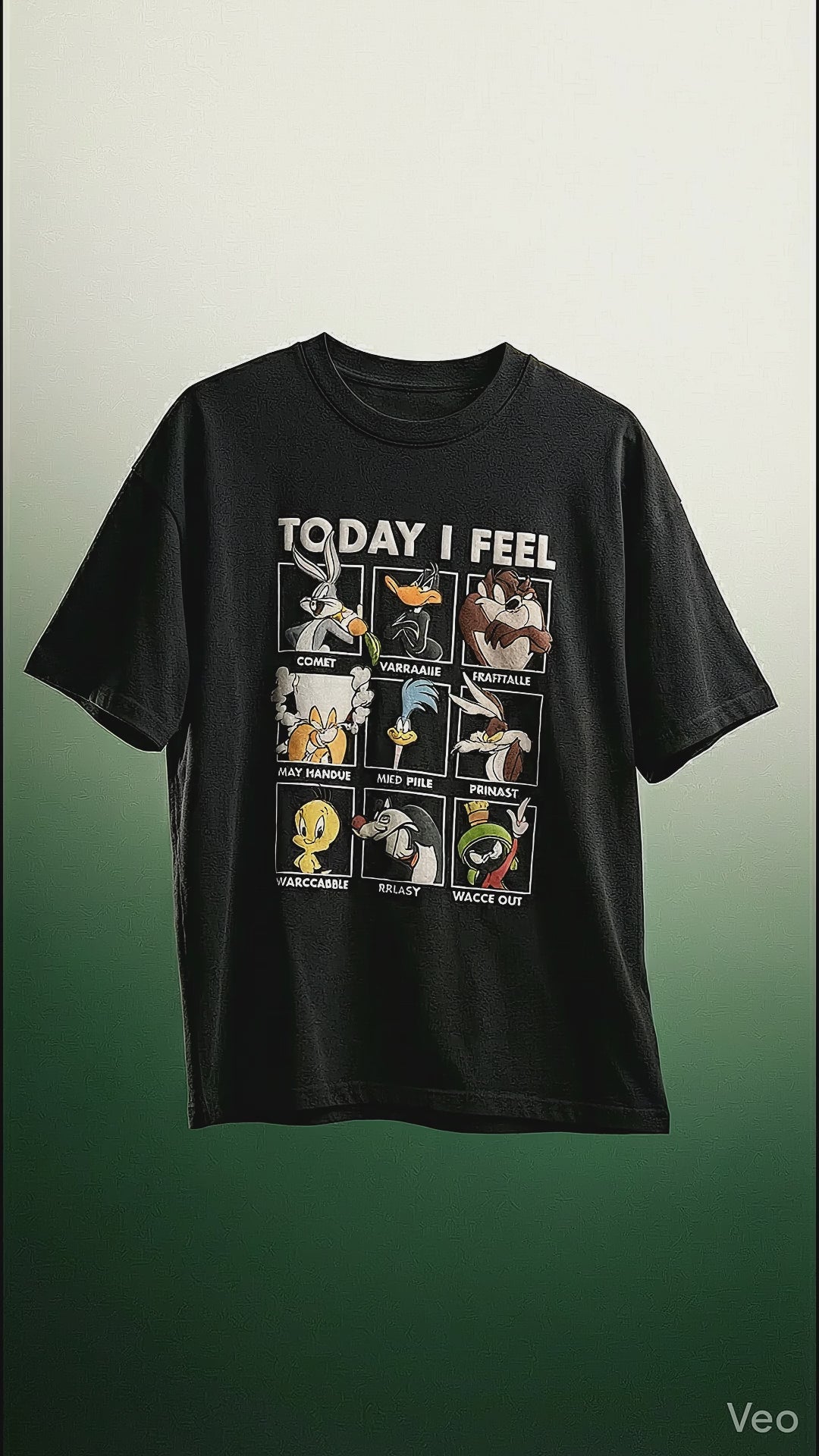 Cartoon Rabbit Oversized Tee — Premium Streetwear Fit