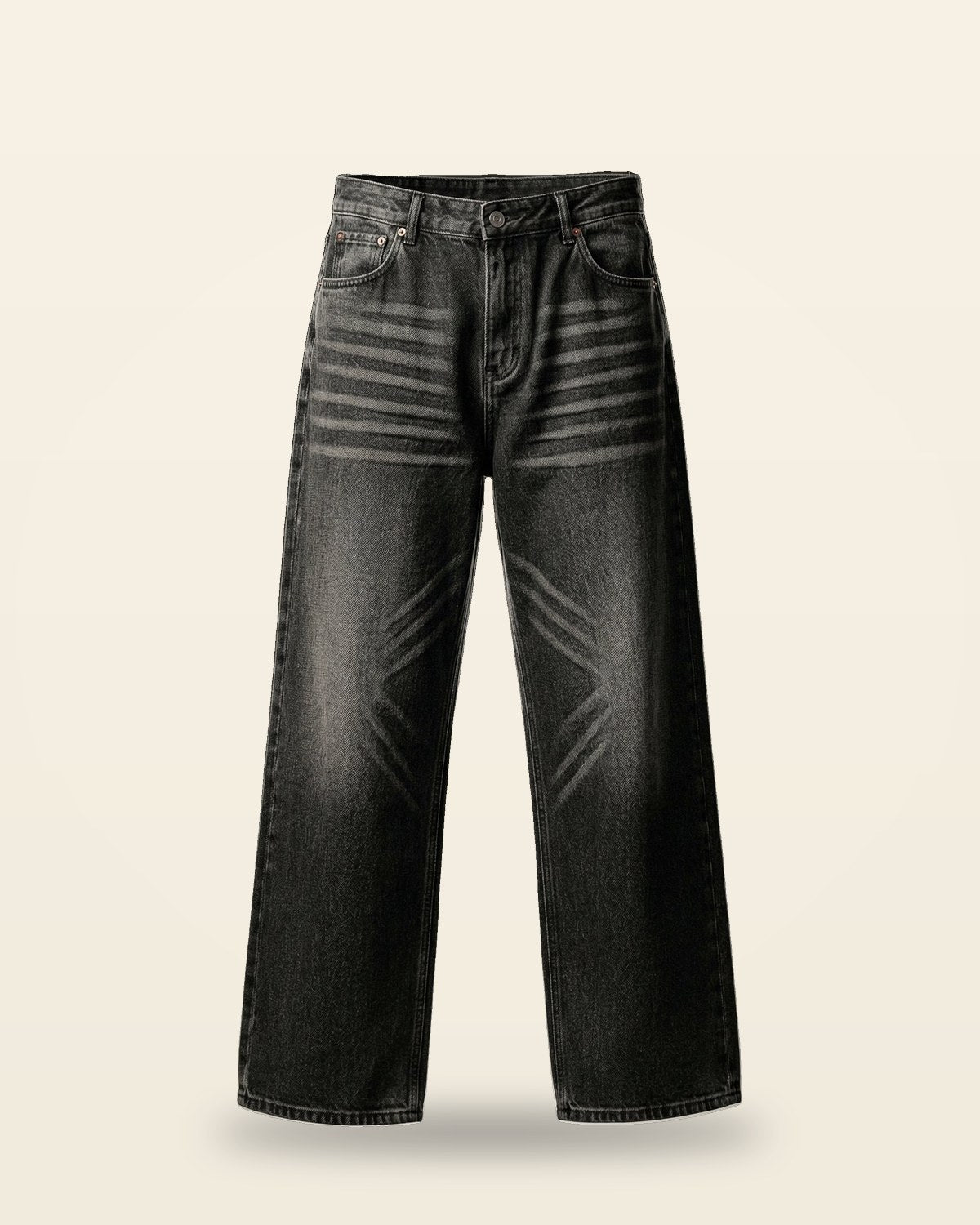 Relaxed Fit Denim Jeans — Light Wash Edition