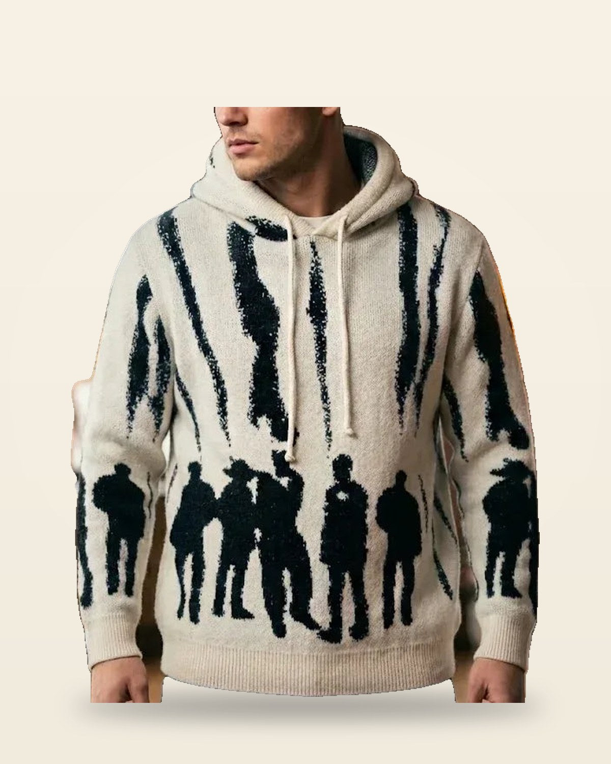Relaxed Hooded Sweater — Dual Colorway Fit