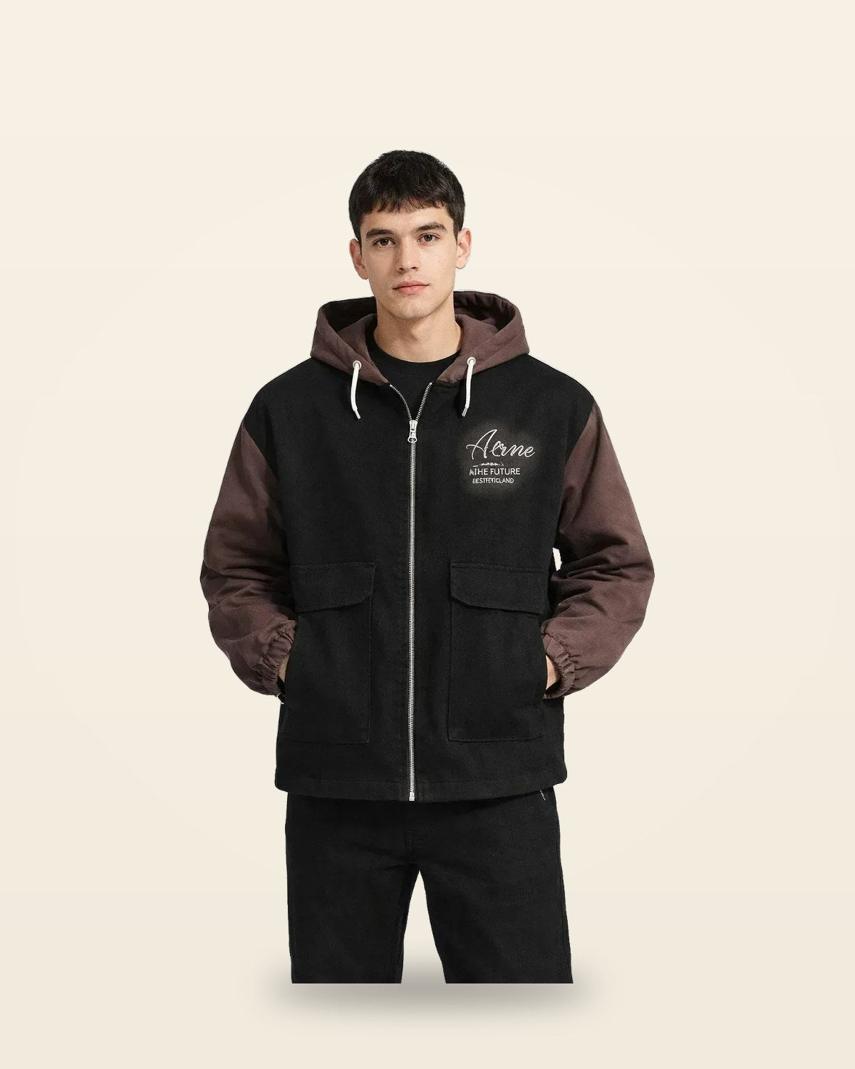 Relaxed Hoodie Jacket — Soft Cotton Blend