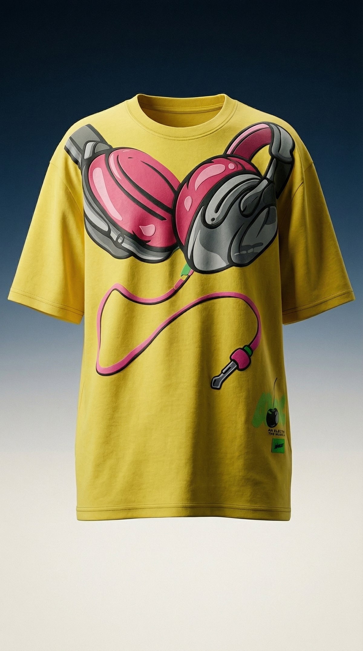 Audiophile Oversized Tee — Premium Cotton Streetwear Fit — view 3