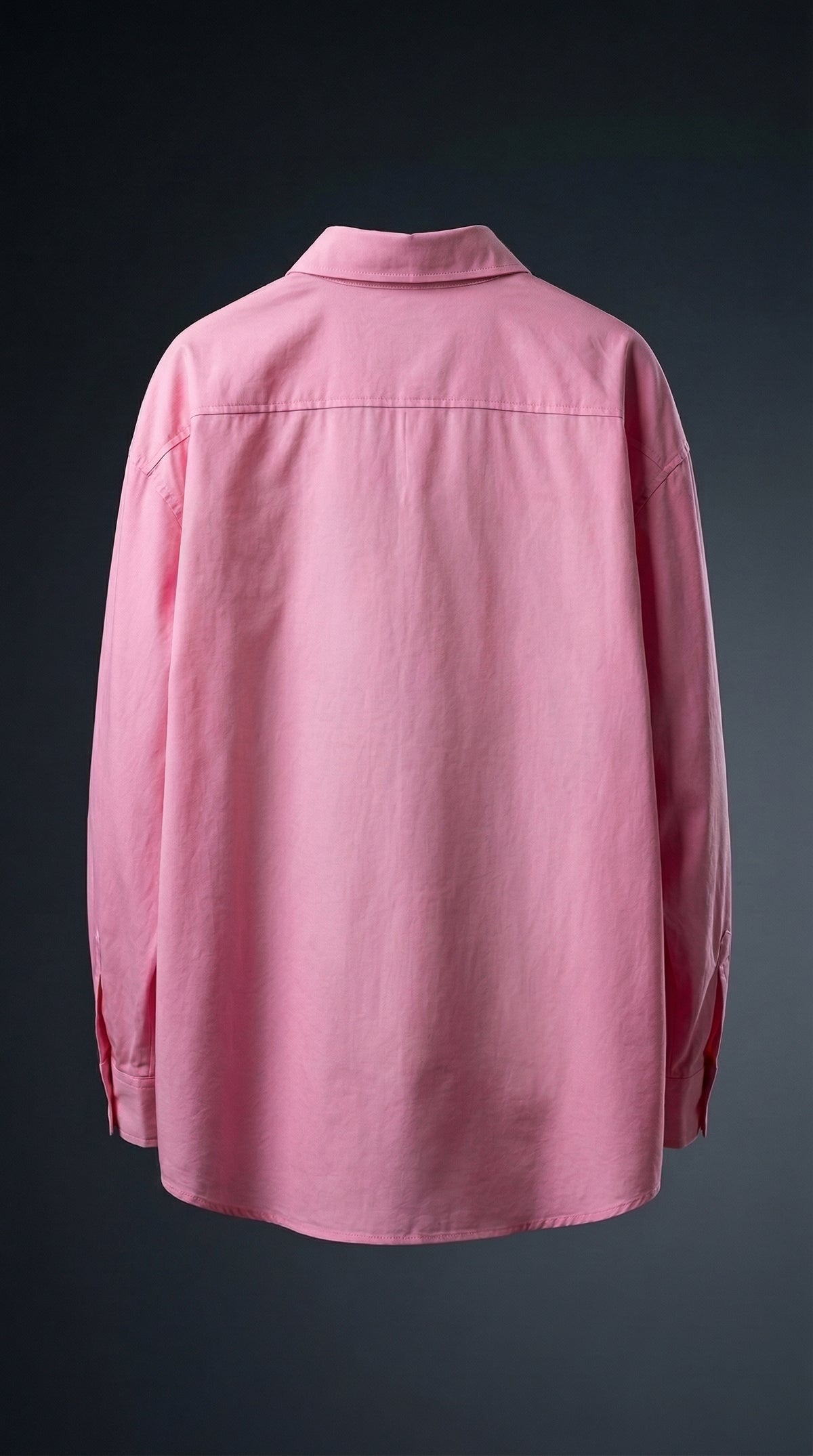 White Puppy Club Oversized Shirt — Premium Cotton Twill — view 5
