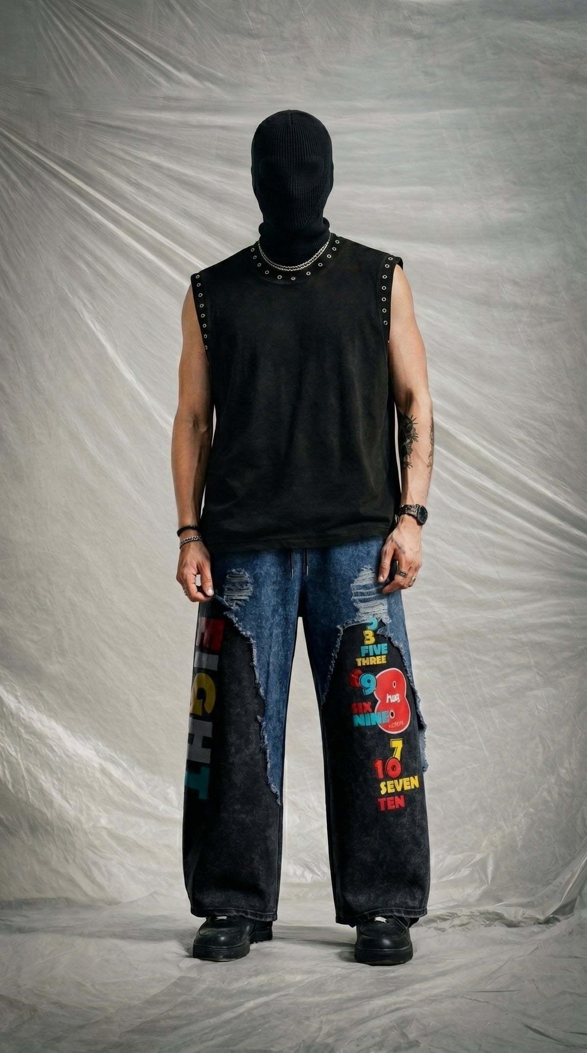 Digits Jeans — Tapered Blue Denim Fit — view 3