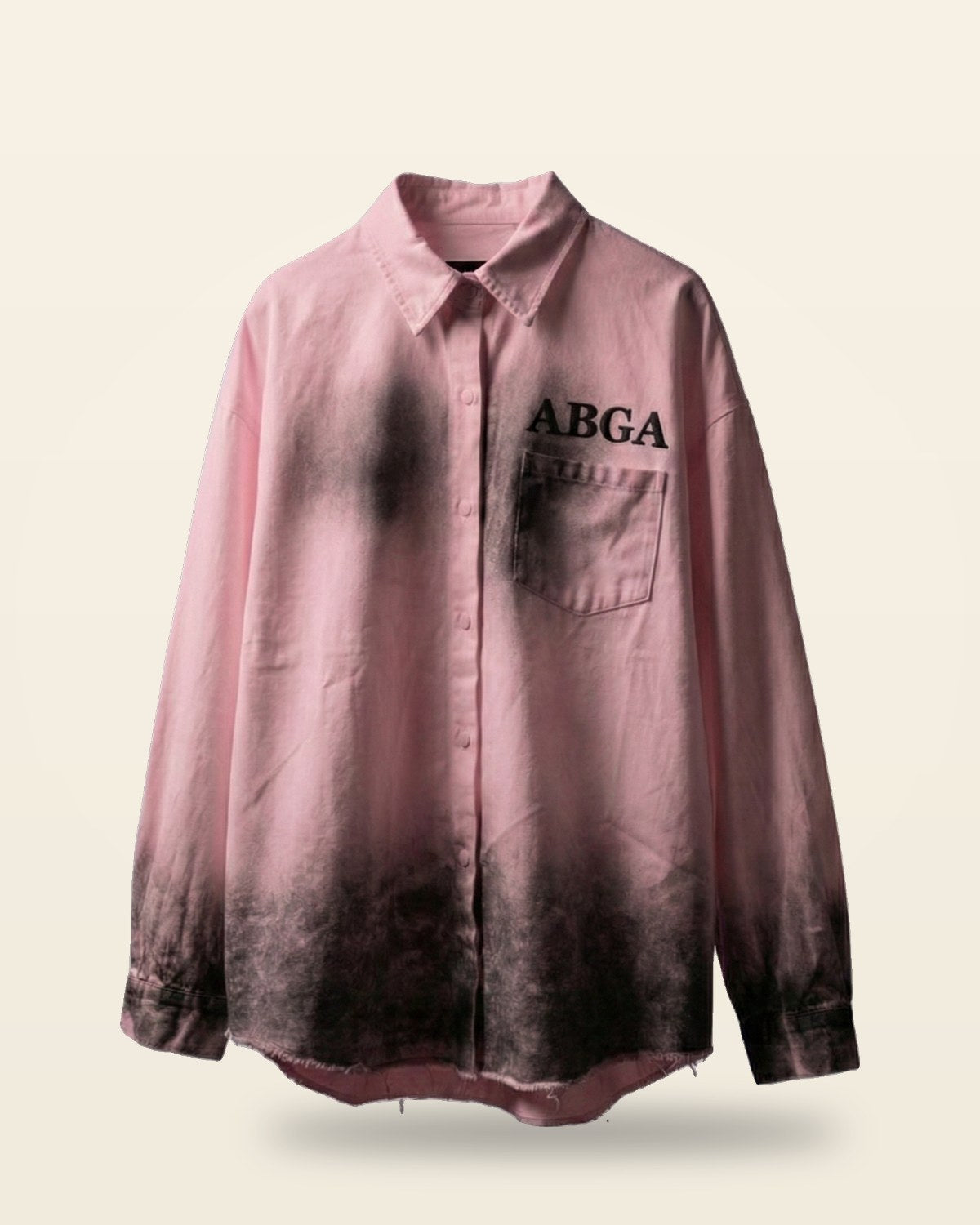Retro Star Denim Shirt — Oversized Fit