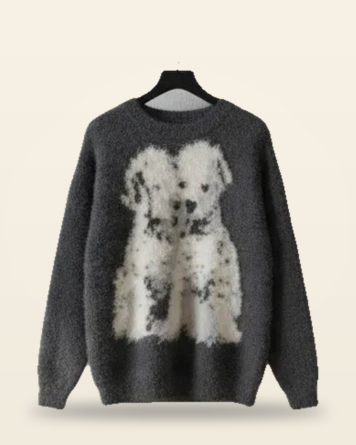 Ribbed Knit Sweater — Relaxed Full Sleeve Fit