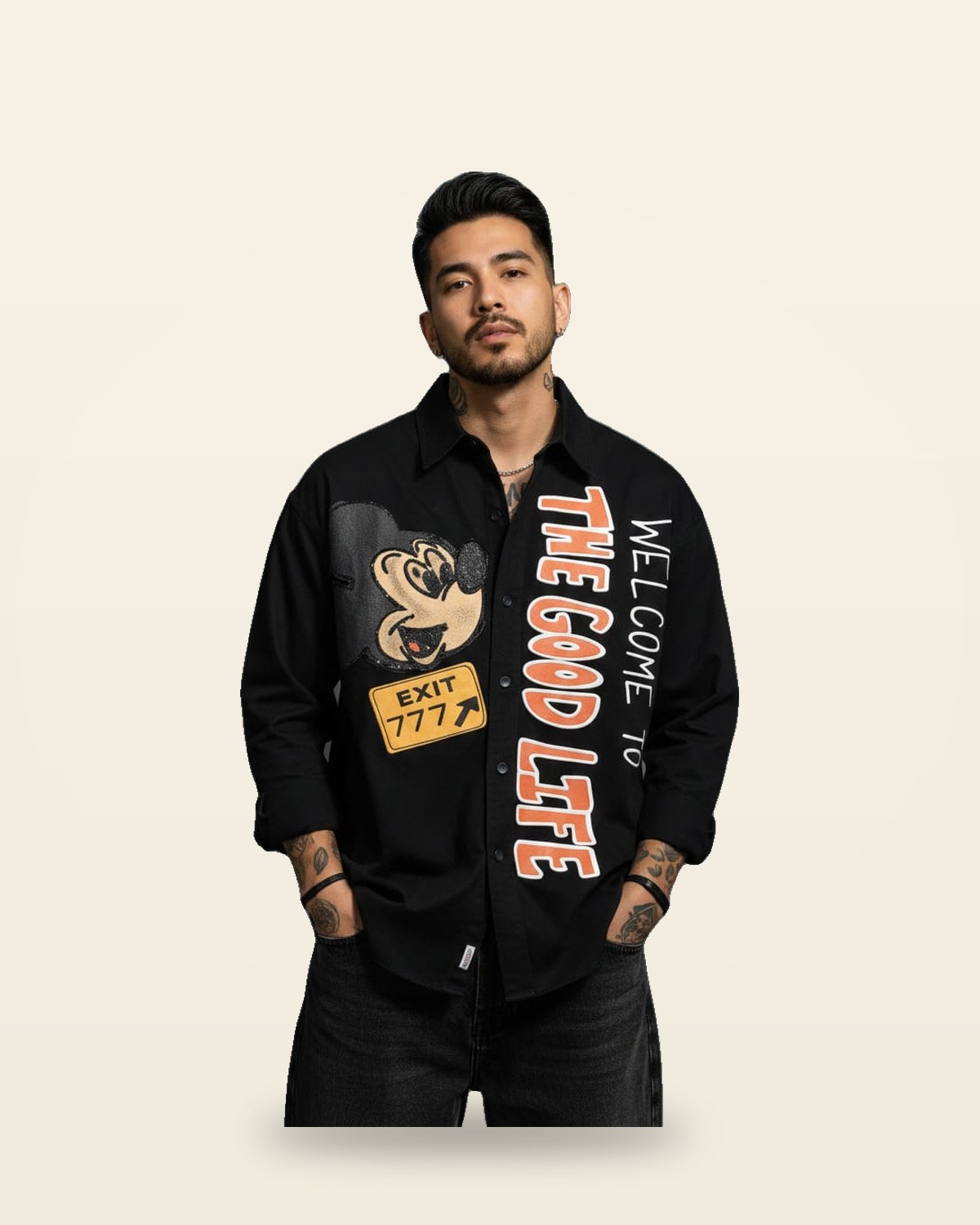Rockstar Graphic Oversized Shirt — Premium Streetwear Fit