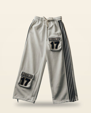 Round 17 Lower — White Premium Sweatpants