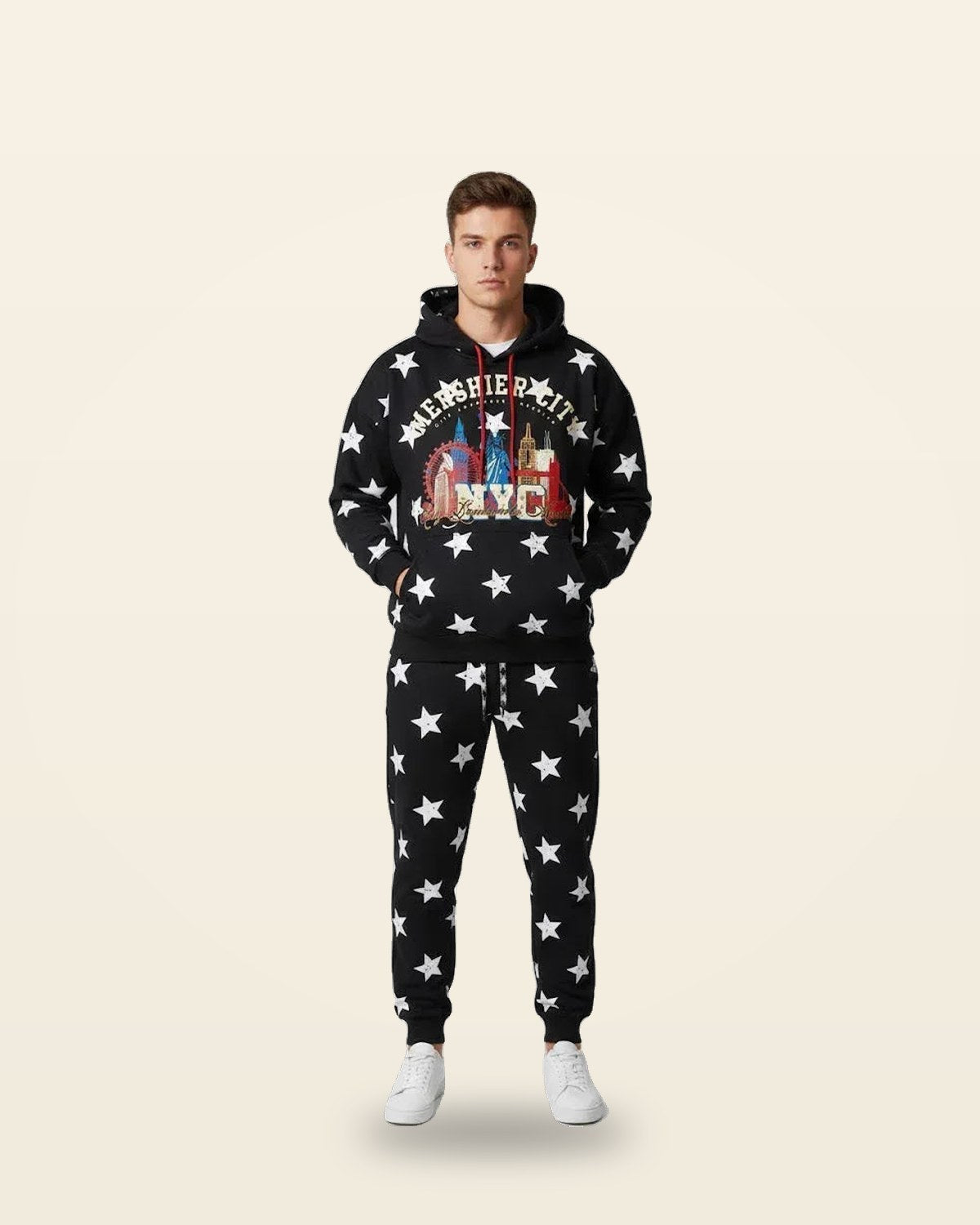 Scarlet Star Co-ord Set — Premium Streetwear Fit