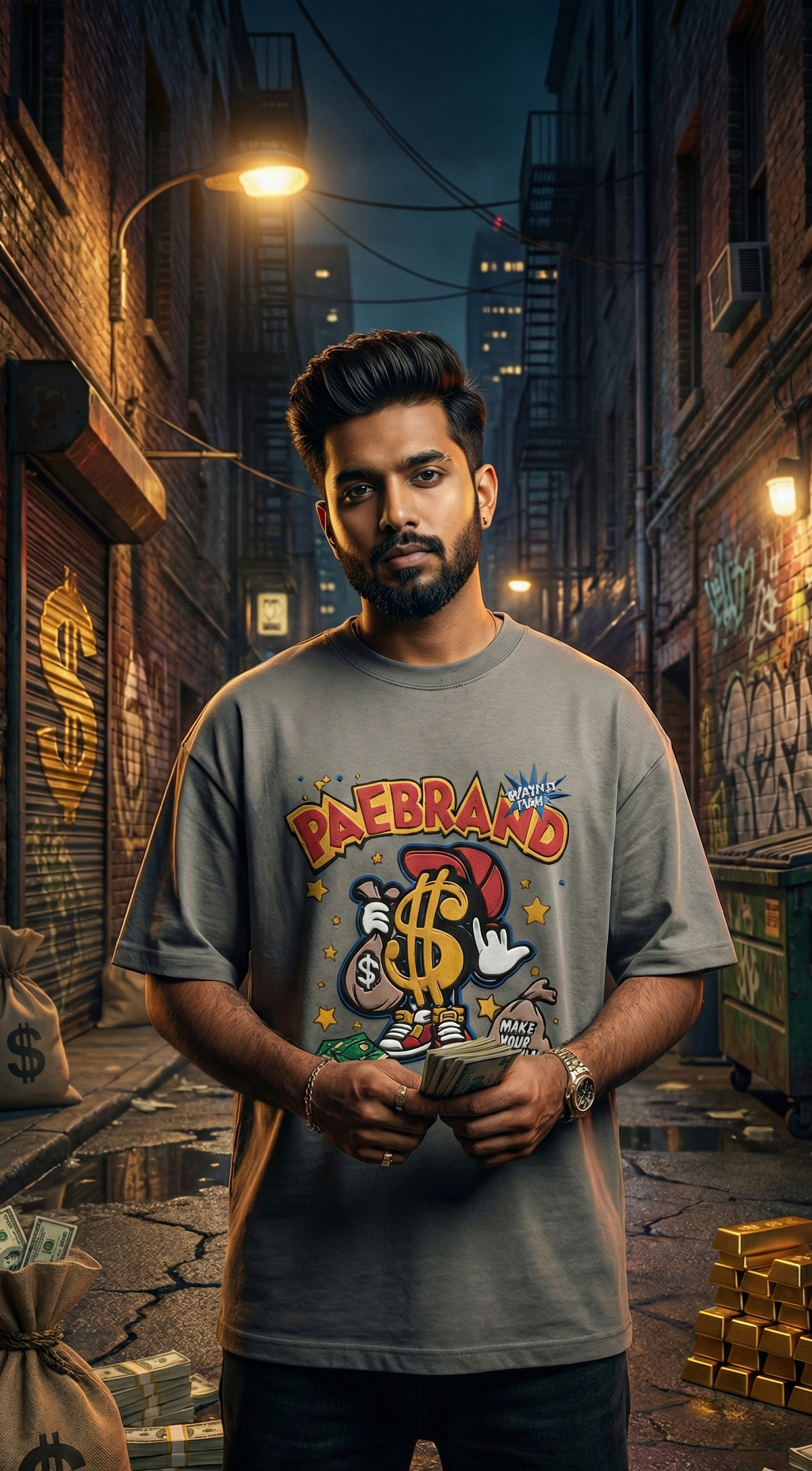 Street Carnival Tee — Premium Relaxed-Fit Cotton — view 8