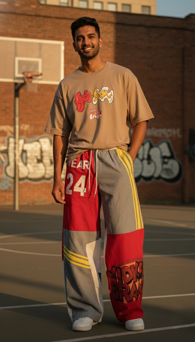 Street Icon Patch Lower — Multicolor Premium Streetwear Fit — view 2